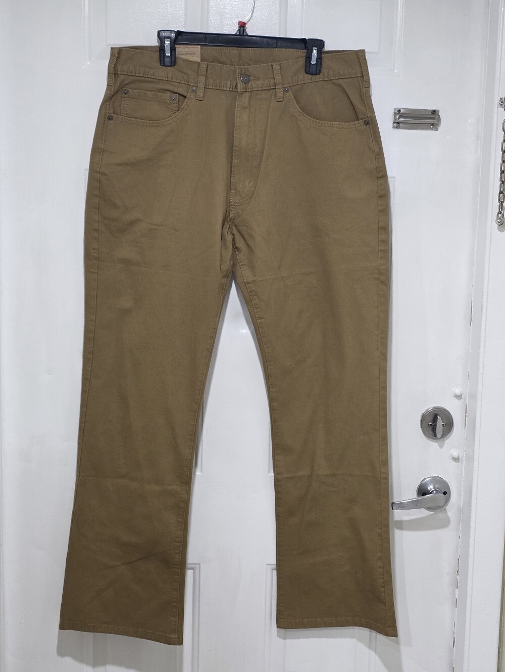 Levi's Men's Straight-Leg Jeans in Khaki Brown